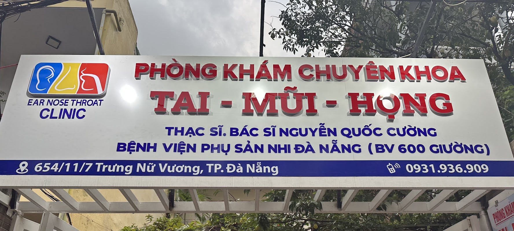 Phòng khám Tai Mũi Họng Bác sĩ Cường bệnh viện Phụ Sản Nhi Đà Nẵng ( BV 600 giường )
