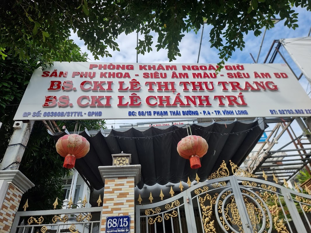 Phòng khám Siêu Âm – Sản Phụ Khoa BsCk1 Sản Lê Thị Thu Trang -BsCk1CĐHA Lê Chánh Trí