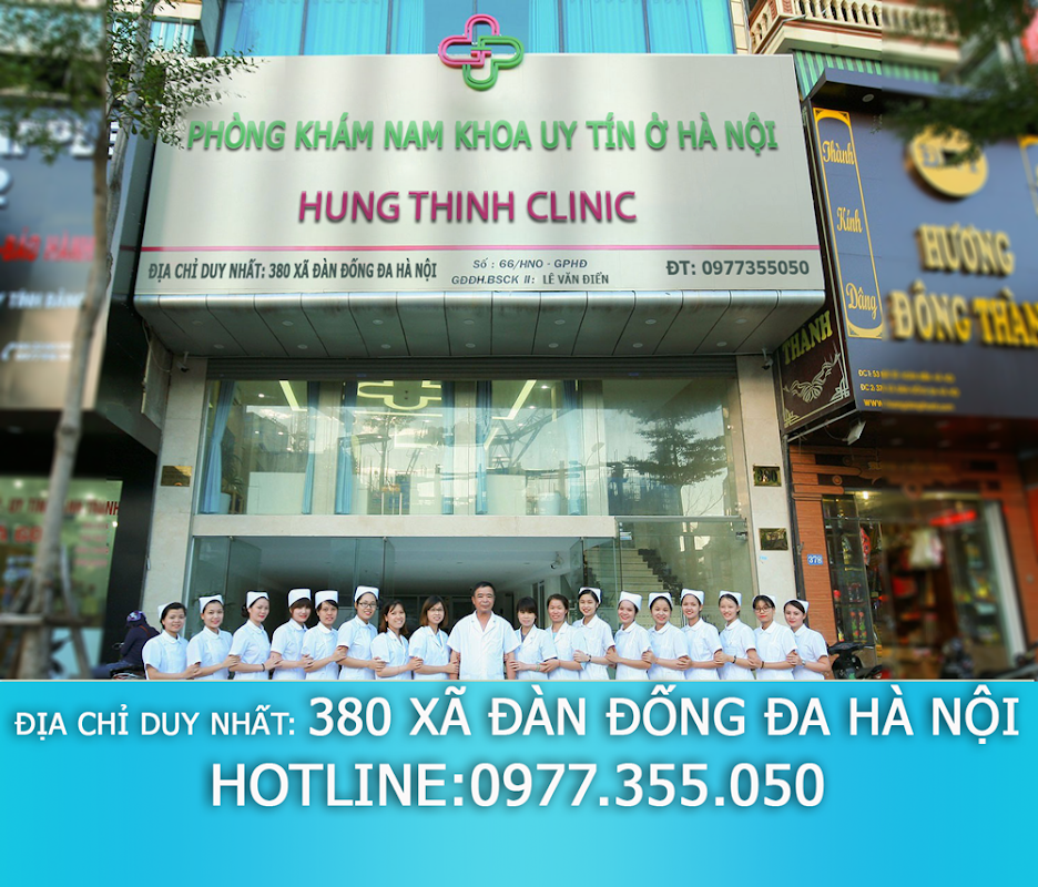 Địa chỉ phòng khám nam khoa uy tín ở Hà Nội Hung Thinh Clinic