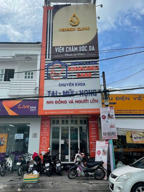 Phòng Khám Tai Mũi Họng Quận 9 – Chuyên khám Nhi – Người lớn KID&FAMILY CARE