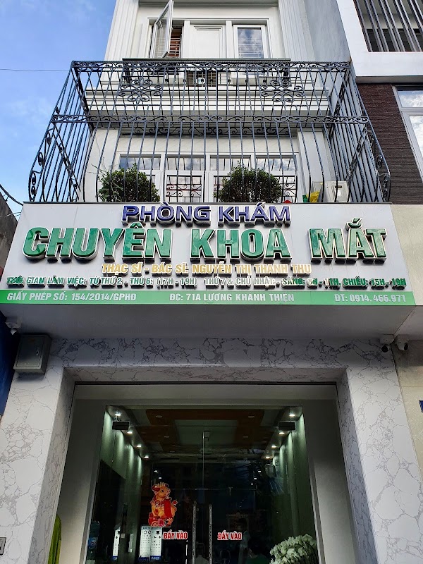 Phòng Khám Chuyên Khoa Mắt – BS. Nguyễn Thị Thanh Thu – địa chỉ khám măt uy tín, giỏi chuyên nghiệp chất lượng tại Hải Phòng