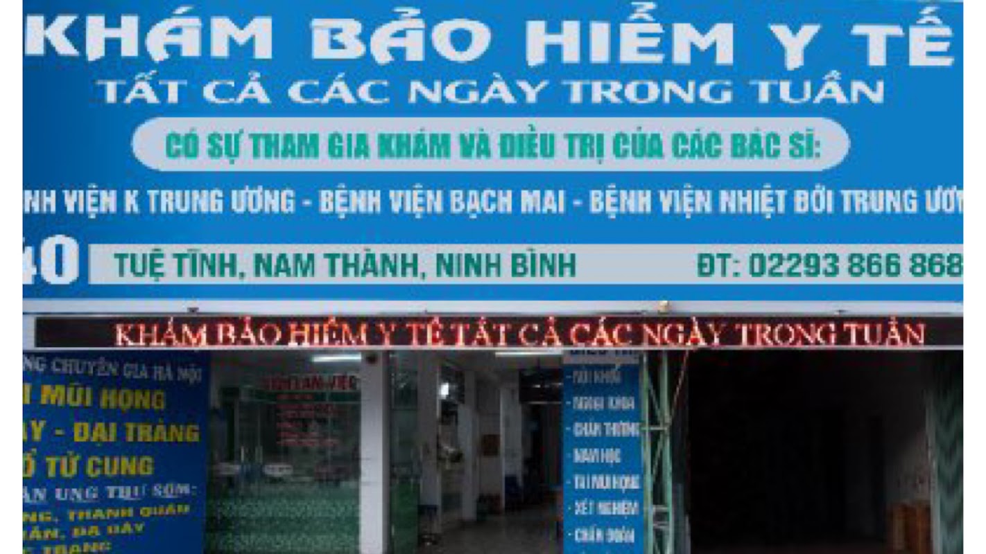 PHÒNG KHÁM ĐA KHOA NINH BÌNH HÀ NỘI