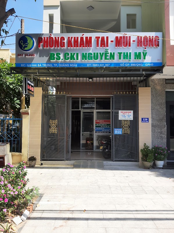 Phòng khám Tai Mũi Họng BS.CK1 Nguyễn Thị Mỹ