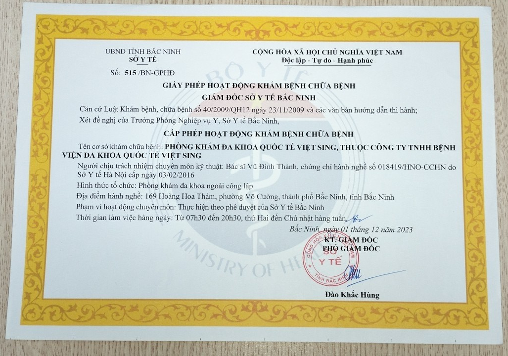 Phòng Khám Bệnh Sùi Mào Gà – Bệnh Lậu – Bắc Ninh