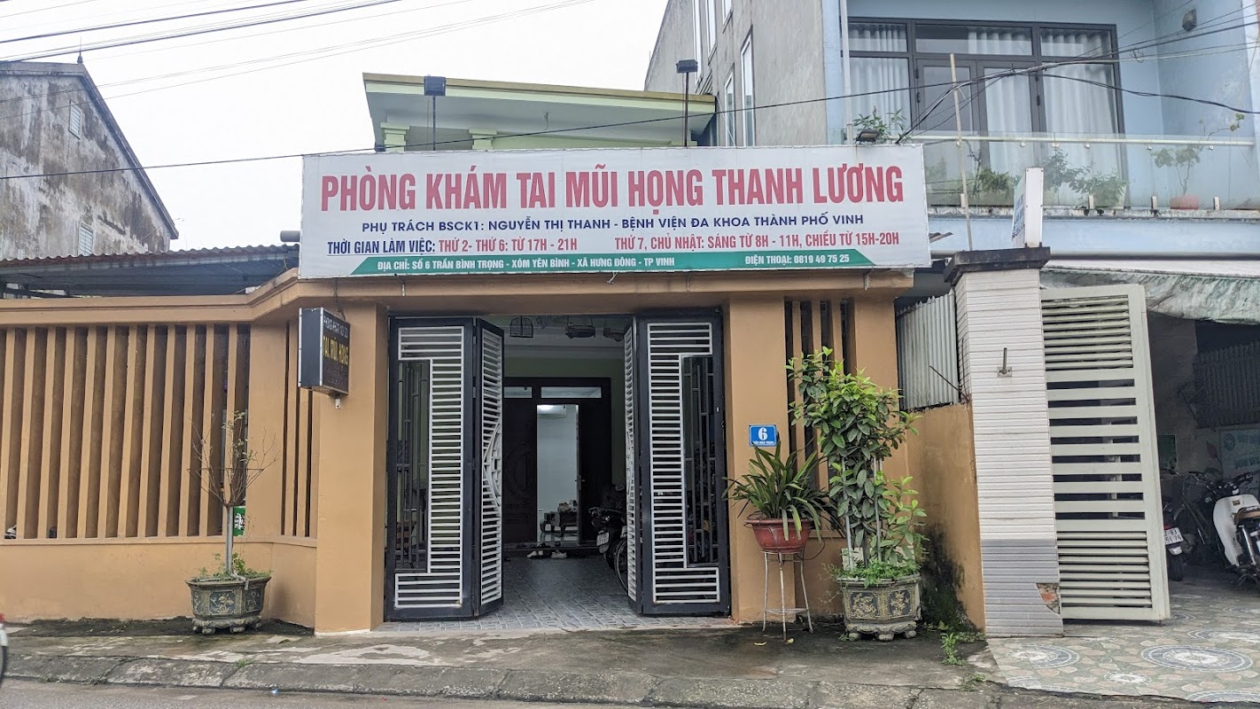 PHÒNG KHÁM TAI MŨI HỌNG THANH LƯƠNG