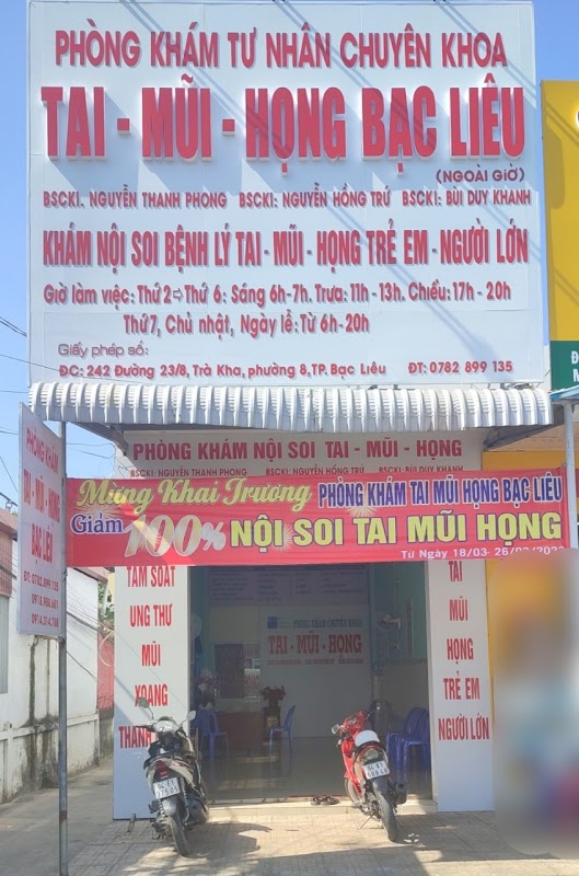 PK Tai Mũi Họng Bạc Liêu