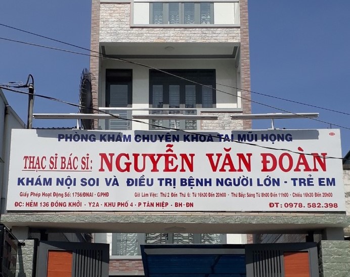 Phòng Khám Tai Mũi Họng Ths.Bs Đoàn