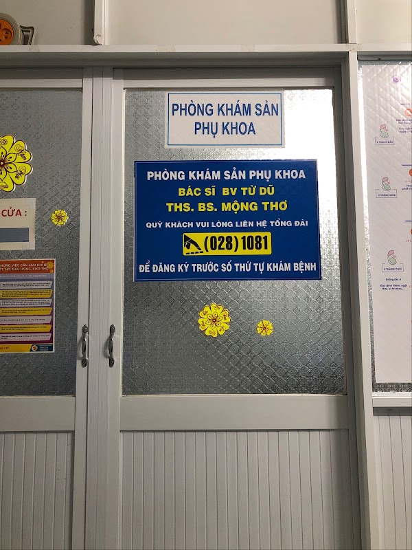 Phòng Khám Thạc Sĩ – BS Chuyên Khoa 2 Mộng Thơ – Bệnh viện Từ Dũ – Sản Phụ Khoa, Siêu Âm Hiếm Muộn