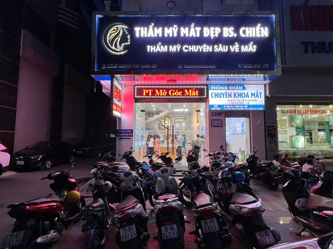 Phòng khám chuyên khoa mắt Bác sĩ Chiến – Thẩm mỹ mắt đẹp uy tín tại Hải Phòng