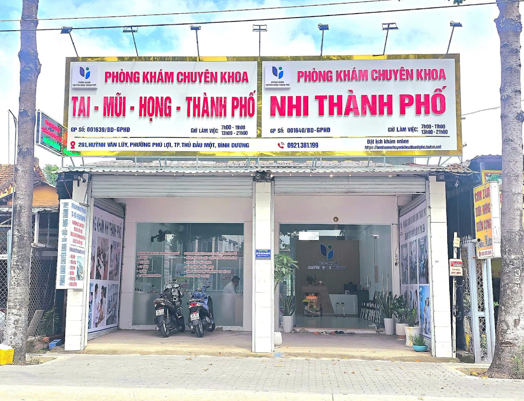 Phòng khám chuyên khoa Tai Mũi Họng Thành phố
