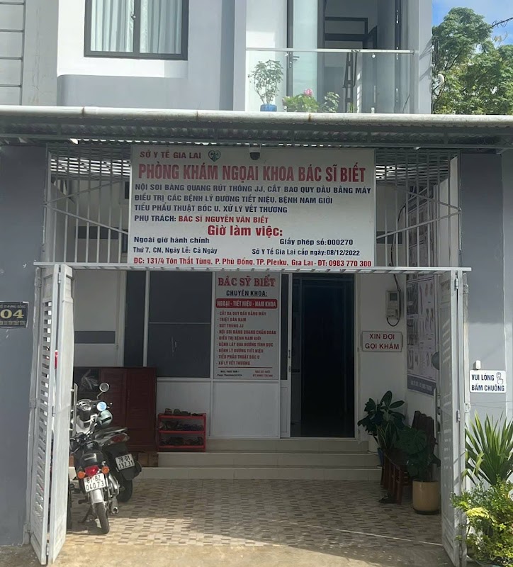 phòng khám nam khoa Gia Lai – Bác sĩ Biết