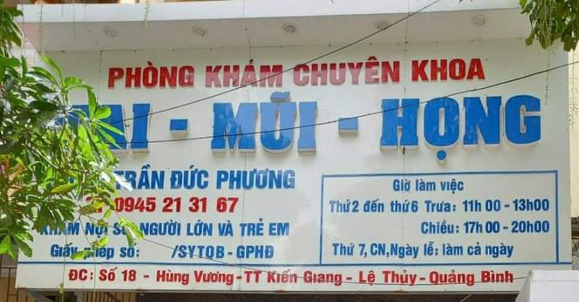 Phòng Khám Tai Mũi Họng Trần Đức Phương