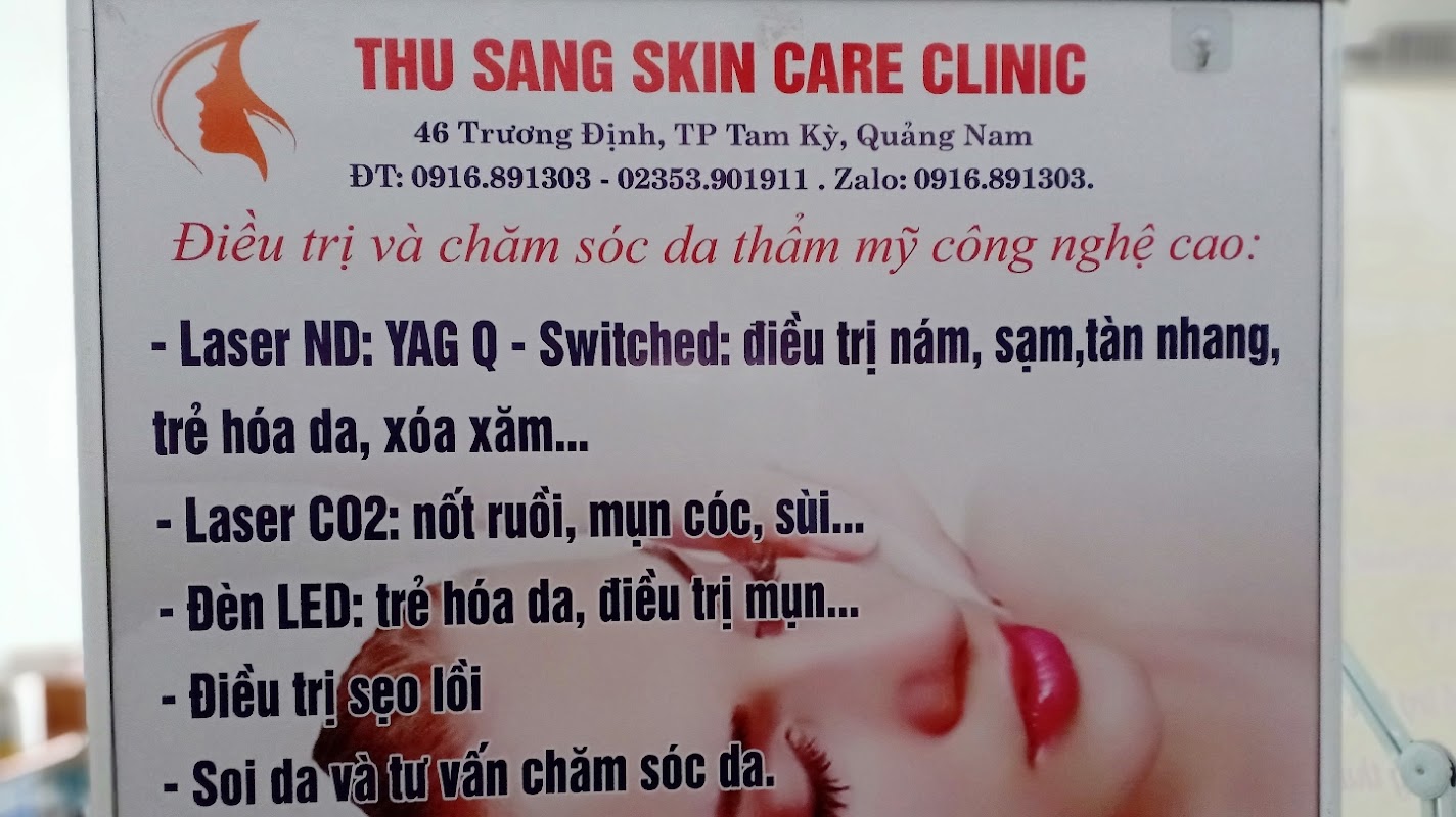 Phòng Khám Da Liễu – Thẩm mỹ Tam Kỳ Quảng Nam – Bác Sĩ Trần Thị Thu Sang