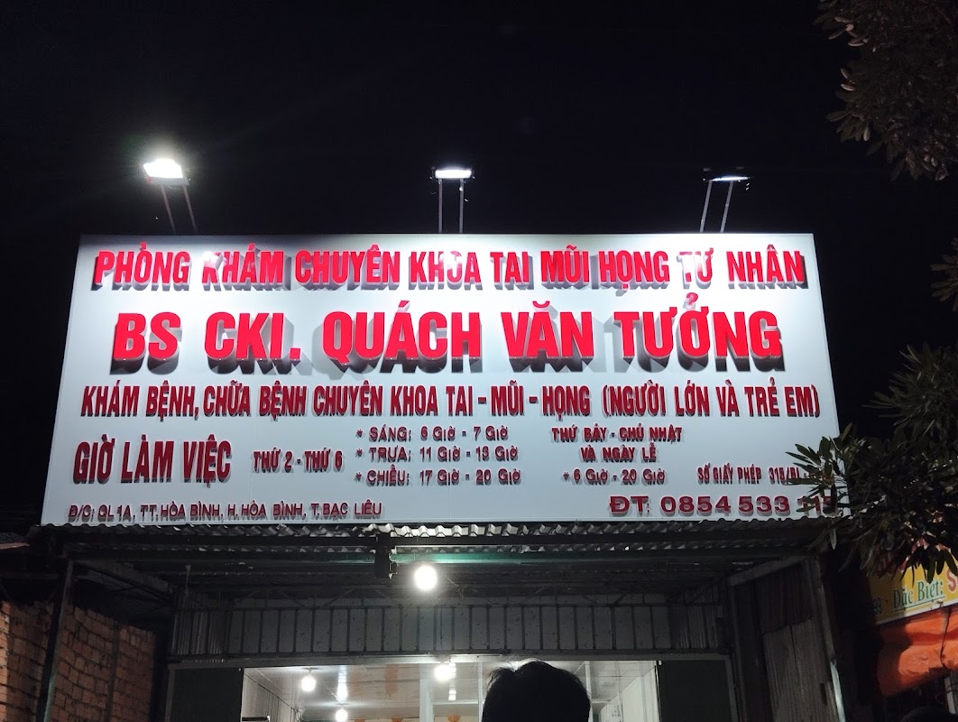 Phòng Khám Tai Mũi Họng BS. Tưởng