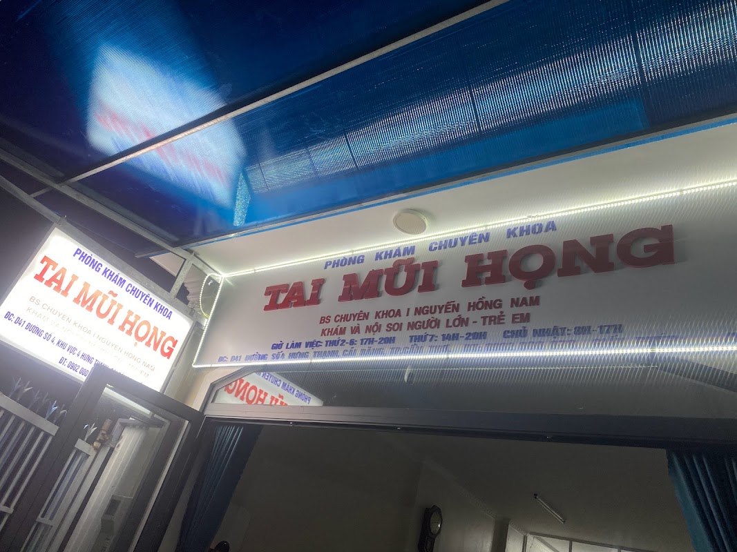 Phòng Khám Tai-Mũi-Họng Bs.Ck1 Nguyễn Hồng Nam
