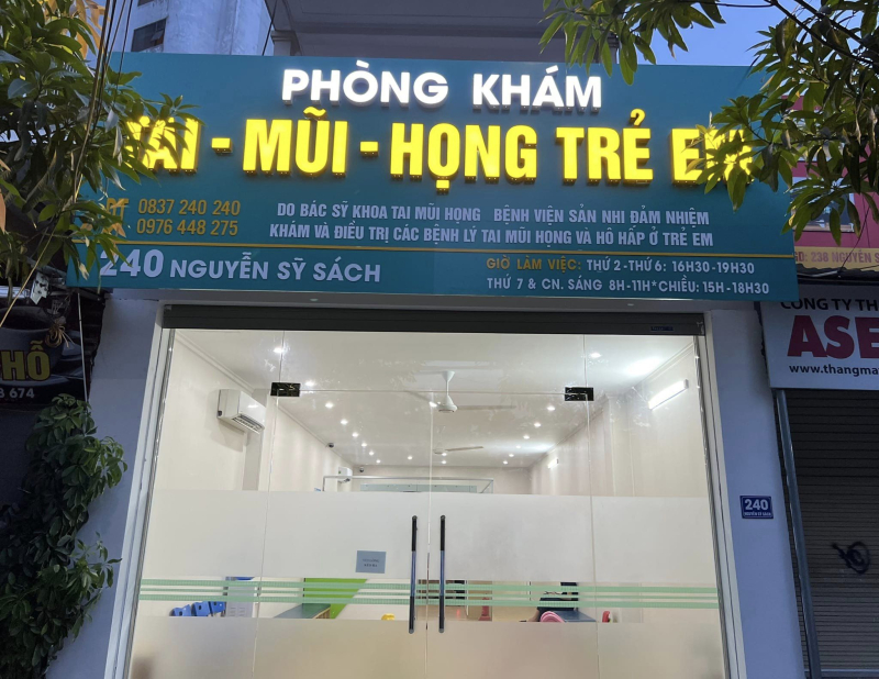 Phòng khám Tai Mũi Họng Trẻ em – Tp.Vinh