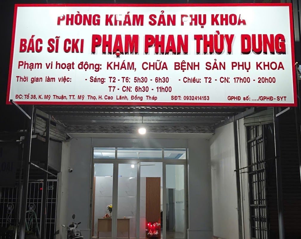 Phòng Khám Sản phụ khoa – BSCKI Phạm Phan Thùy Dung