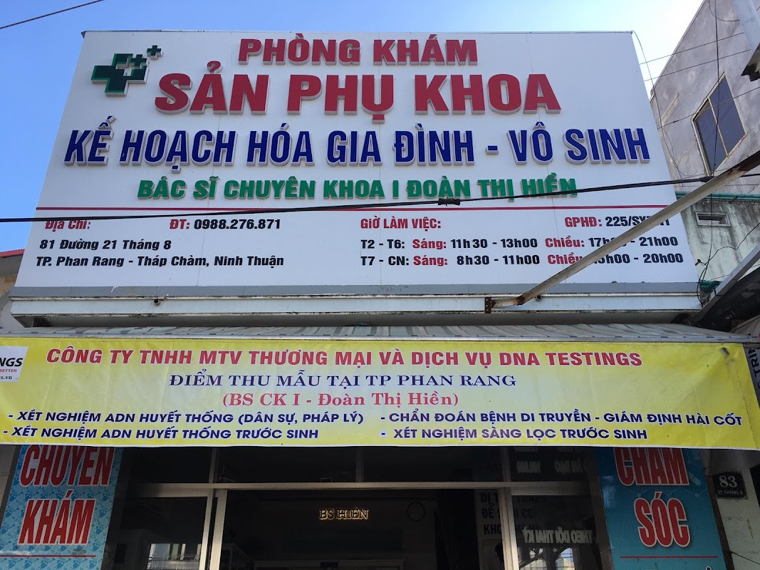 Phòng Khám sản phụ khoa- KHHGD- vô sinh- Bác sĩ Hiền