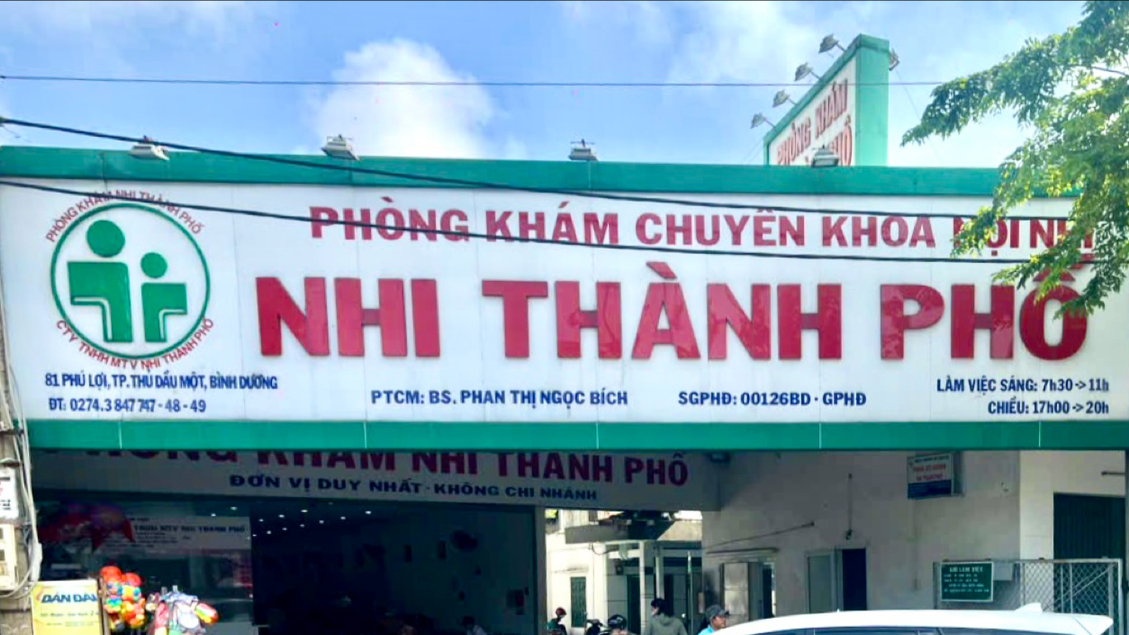 Phòng khám chuyên khoa Nhi – Nhi Thành Phố – Thủ Dầu Một