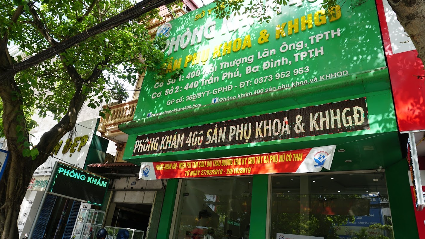 PHÒNG KHÁM 400 SẢN PHỤ KHOA & KHHGĐ