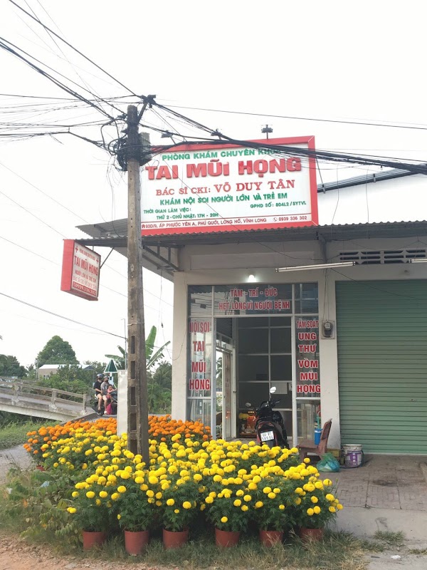 Phòng khám chuyên khoa Tai Mũi Họng – BS CKI Võ Duy Tân