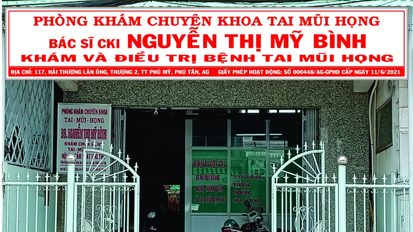 Phòng Khám Chuyên Khoa Tai Mũi Họng BS Mỹ Bình