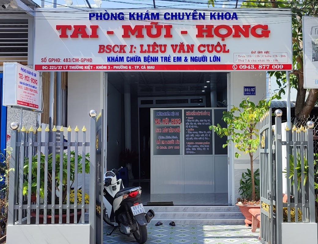 Phòng Khám Tai Mũi Họng – BsCKI. Liêu Văn Cuôl