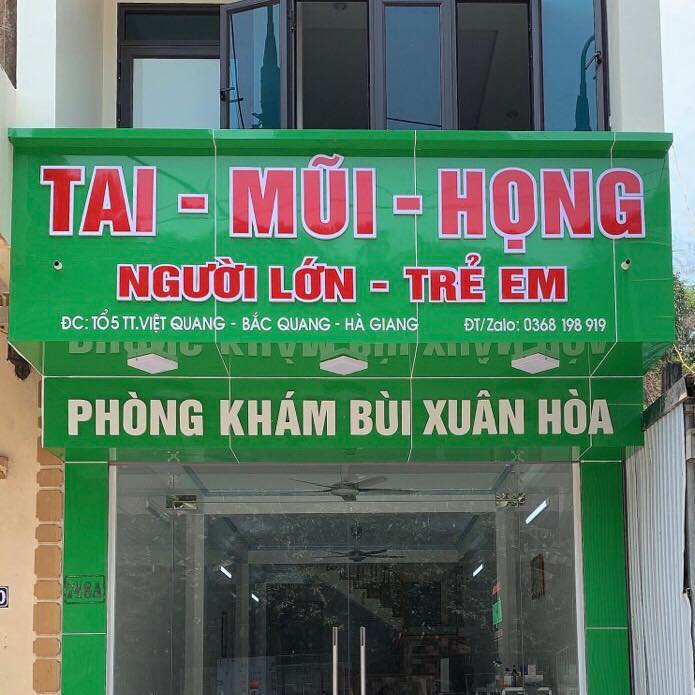 Phòng Khám Tai – Mũi – Họng : Bs Hòa