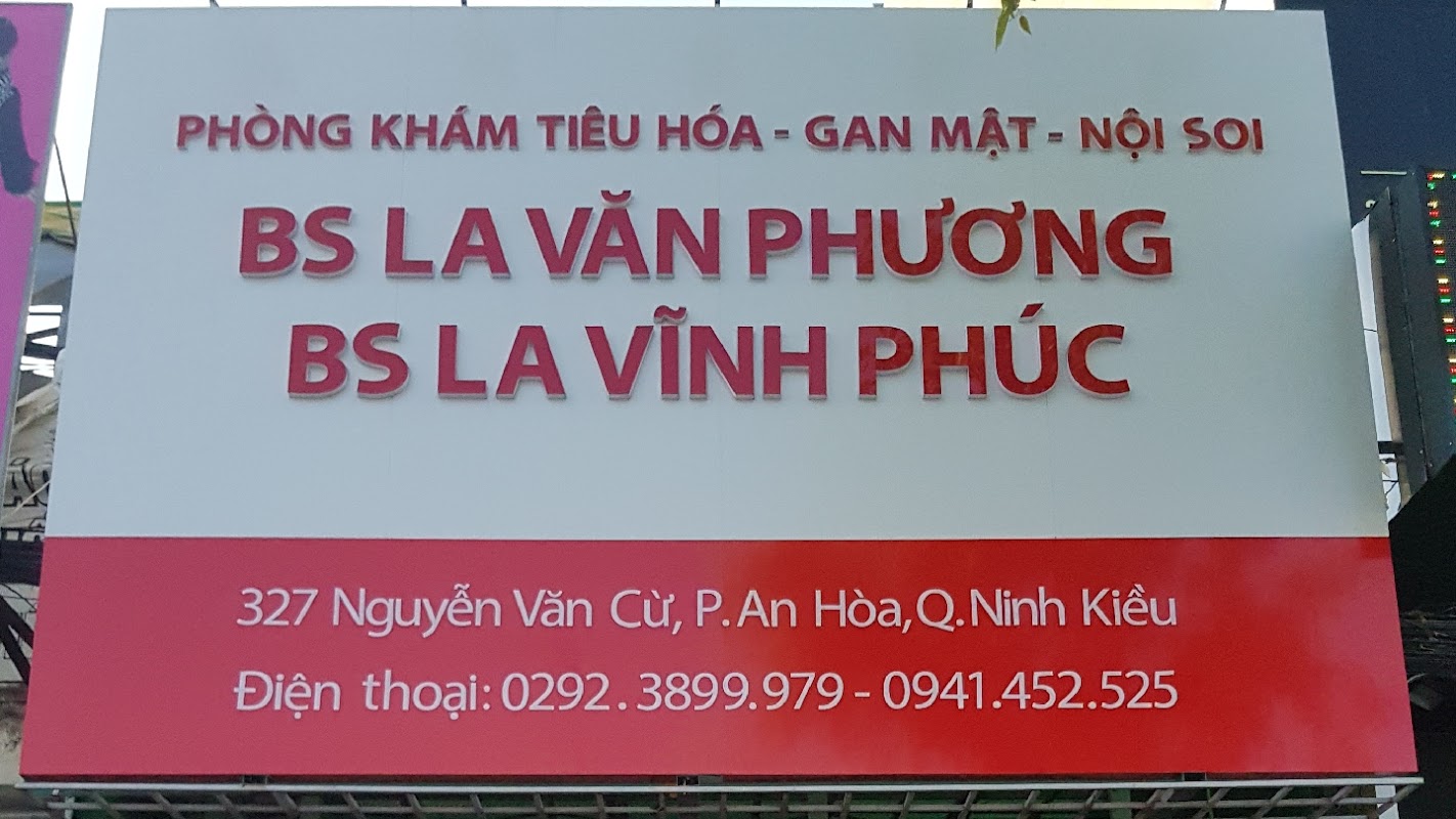 Phòng Khám Tiêu Hóa Gan Mật Nội Soi Tiêu Hóa – Bs La Văn Phương – Bs La Vĩnh Phúc