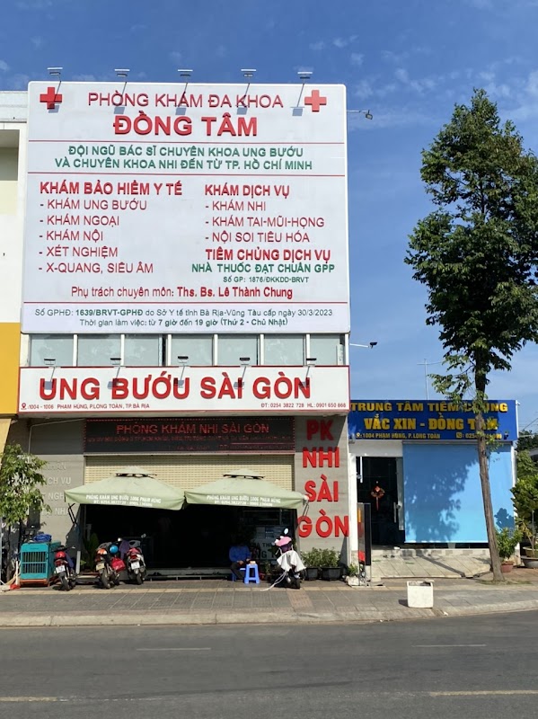 Phòng Khám UNG BƯỚU – NHI SÀI GÒN (Bà Rịa) TRUNG TÂM TIÊM CHỦNG VẮC XIN ĐỒNG TÂM