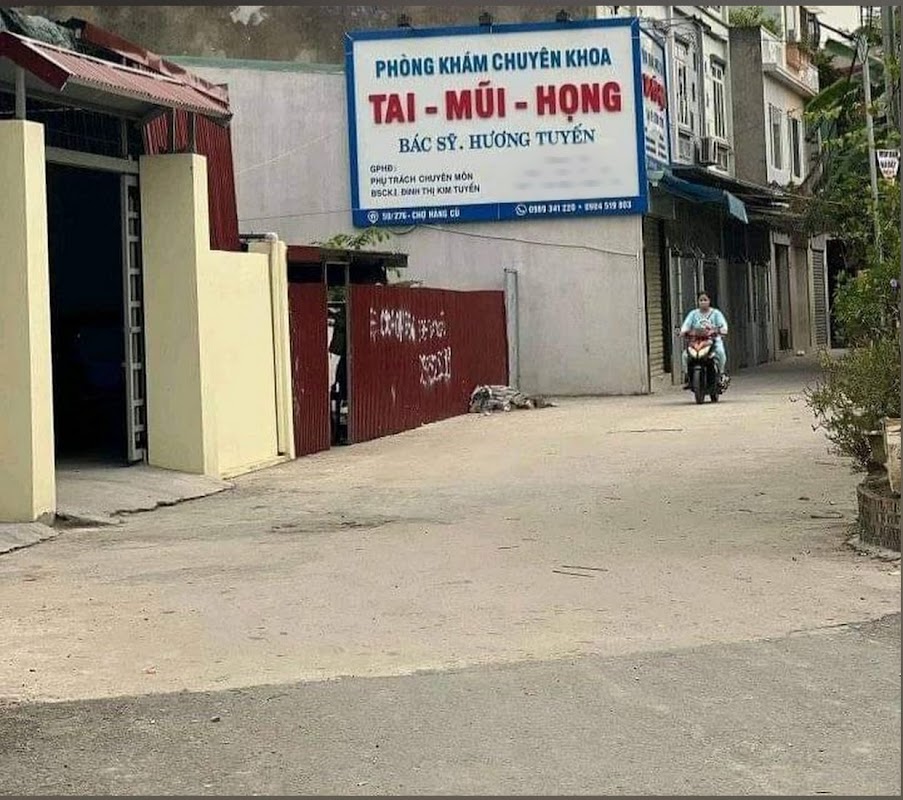 Phòng khám Tai Mũi Họng bác sĩ Tuyến bệnh viện nhi Hải Phòng