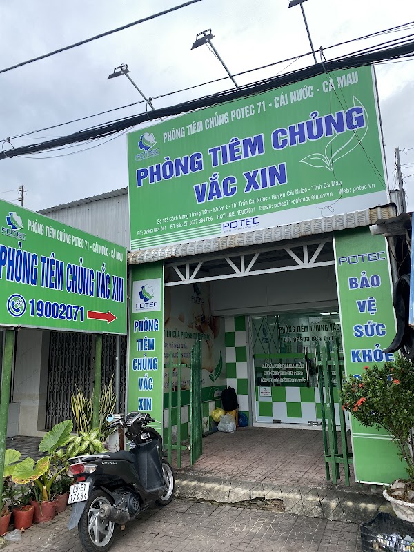 Phòng tiêm chủng vắc xin POTEC 71 Cái Nước – Cà Mau.